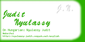 judit nyulassy business card